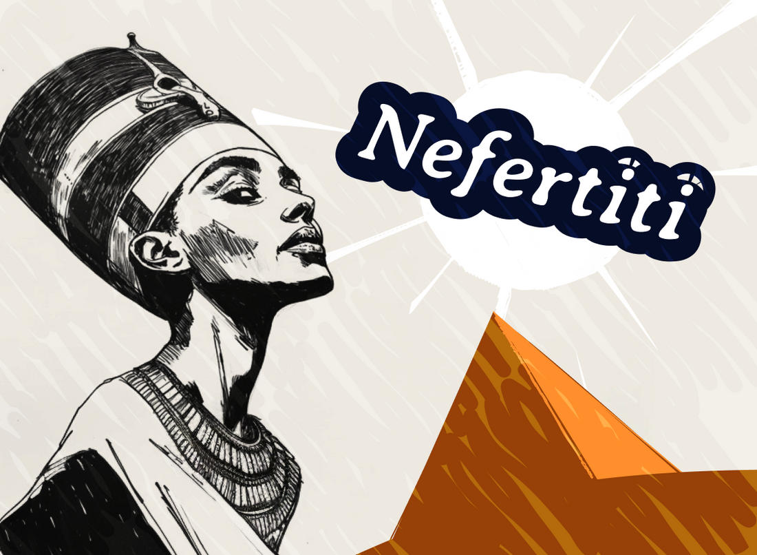 Nefertiti, the Queen of Egypt card game character in Kingdoms, the best card game of 2024