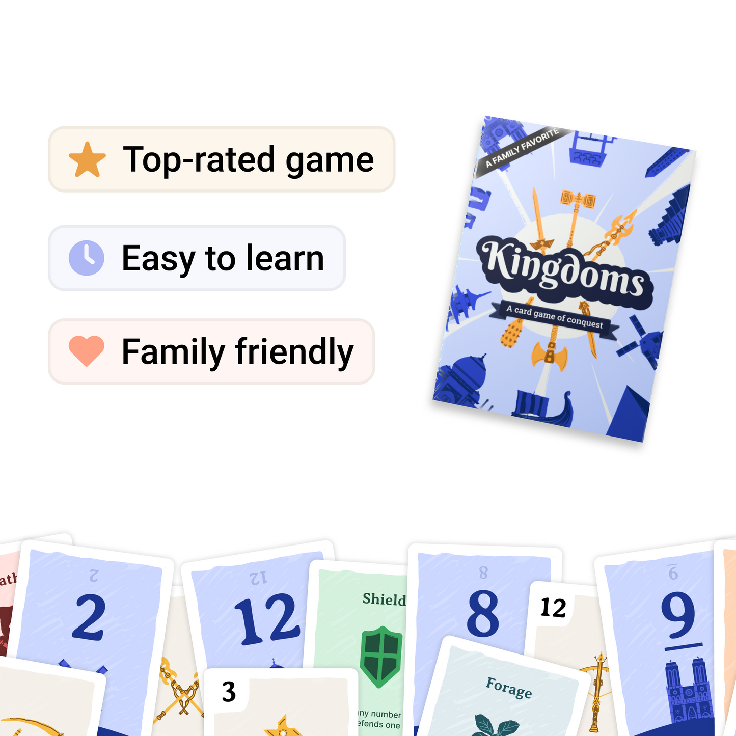 Kingdoms: Casual Card Game